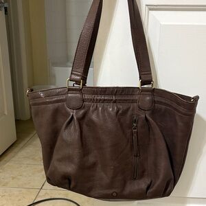 Leather Brown Leather Tote Bag